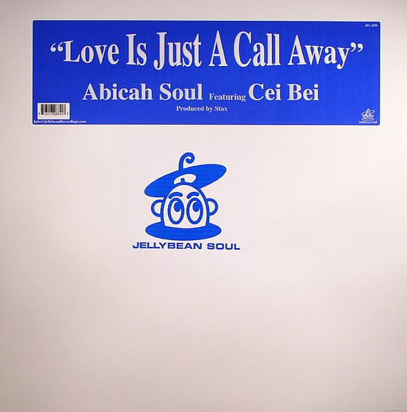 Abicah Soul Featuring Cei Bei - Love Is Just A Call Away - Vinyl Maxi Single 12"