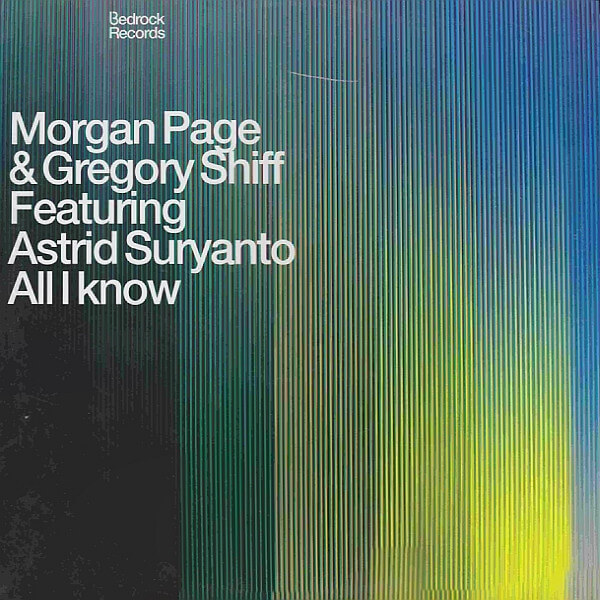 Morgan Page & Gregory Shiff Featuring Astrid Suryanto - All I Know - Vinyl Maxi Single 12"