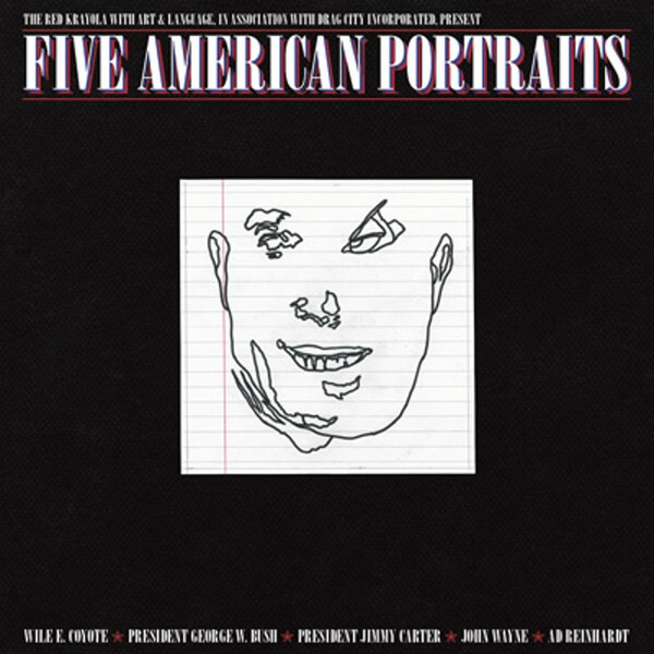 The Red Krayola with Art & Language - Five American Portraits - CD