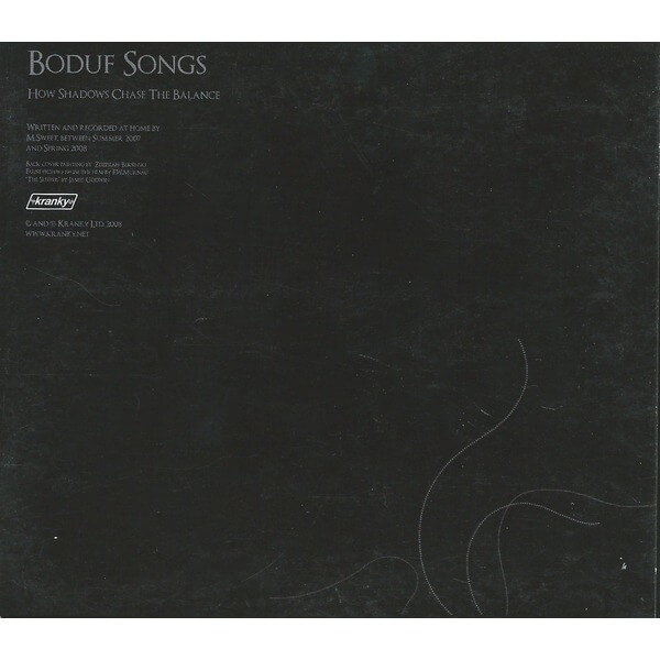 Boduf Songs - How Shadows Chase The Balance - CD
