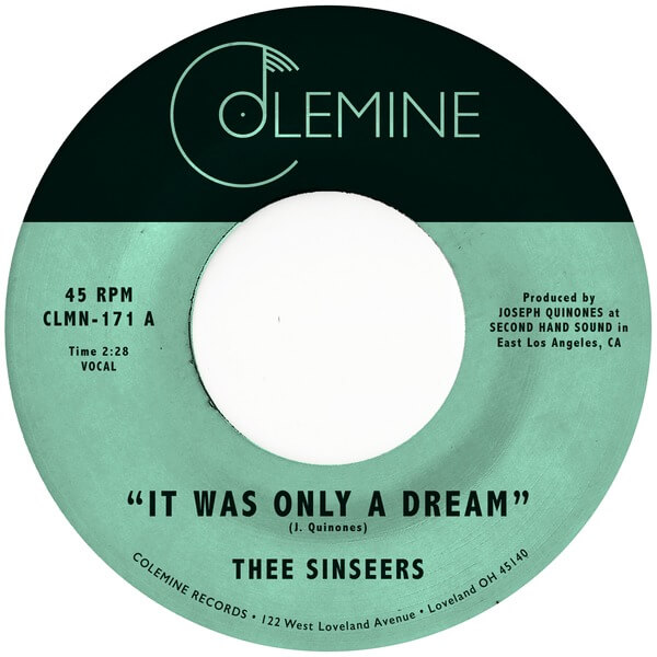 Thee Sinseers - It Was Only A Dream - 7"