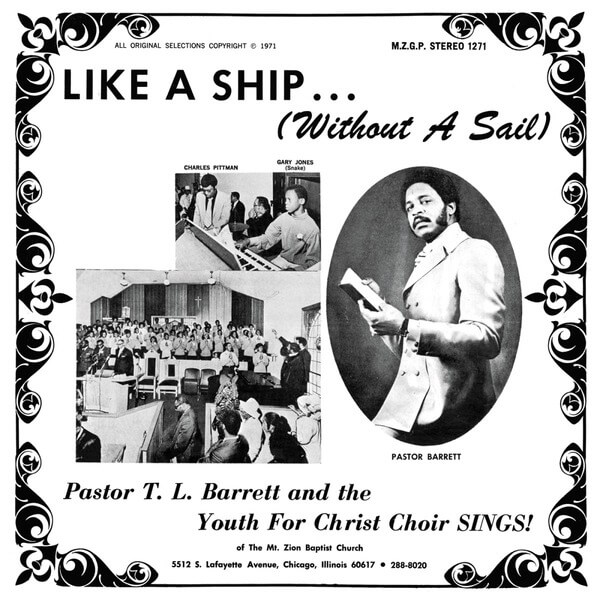 Pastor T.L. Barrett And The Youth For Christ Choir - Like A Ship (Without A Sail) - LP