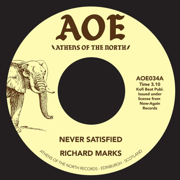 Richard Marks - Never Satisfied - 7"