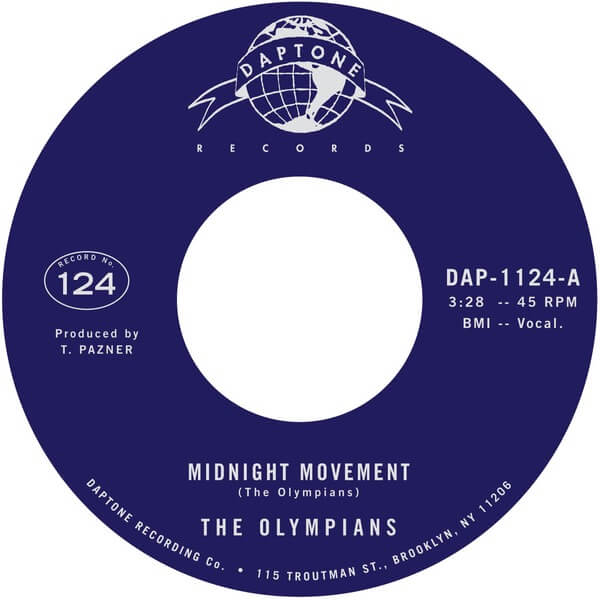 The Olympians - Midnight Movement b/w Stand Tall - 7"