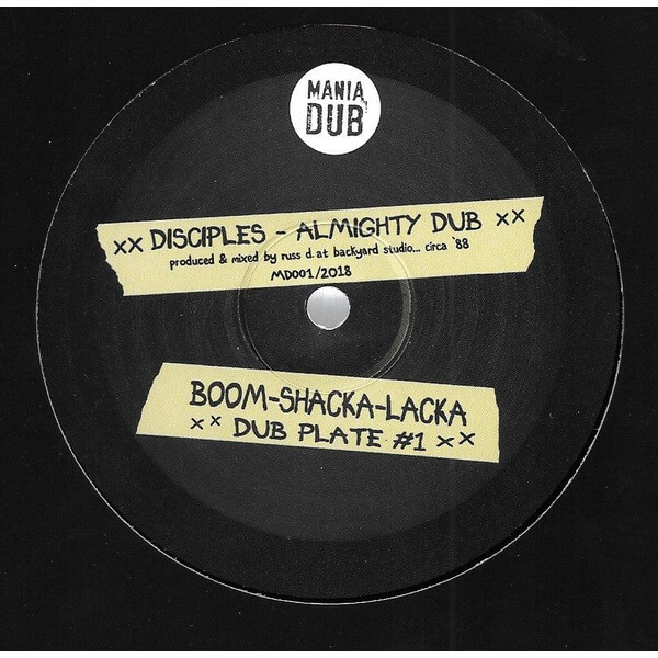 Disciples - Almighty Dub/Zion Rock Dub - 10"