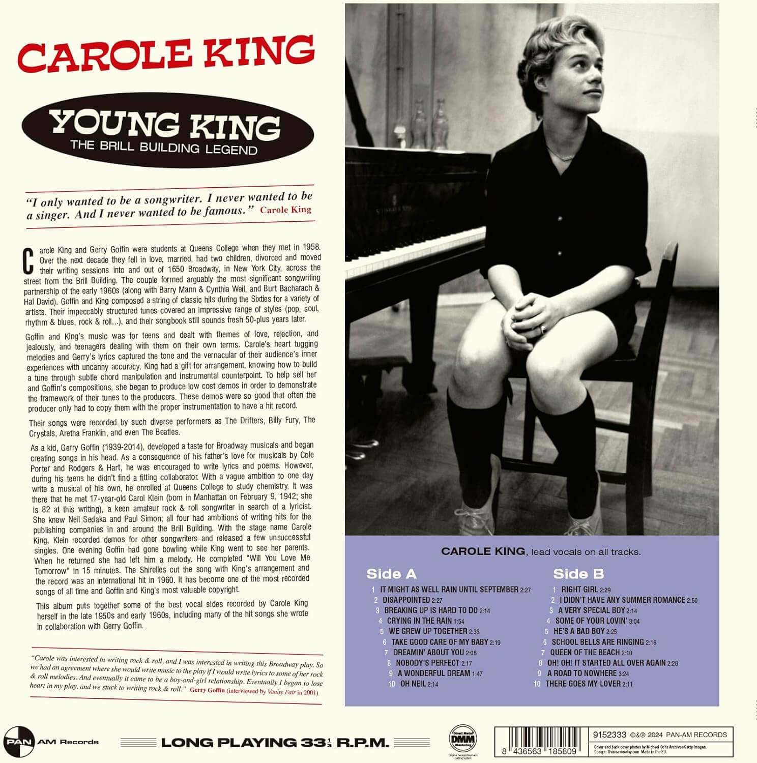 Carole King - Young King-The Brill Building Legend - Vinyl LP - Image 2