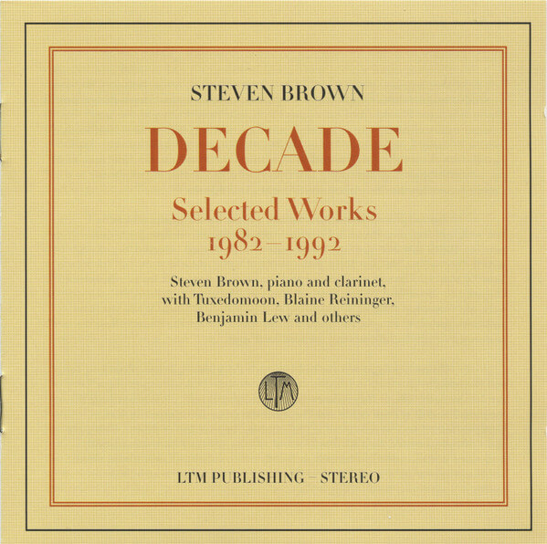 Steven Brown - Decade - CD