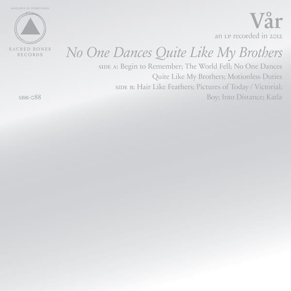 Var - No One Dances Quite Like My Brothers - CD