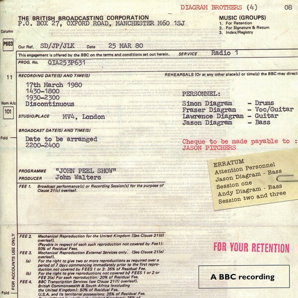 Diagram Brothers - Peel Sessions - CD