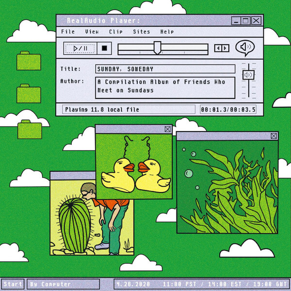 Koji / Potty Mouth / Nervus / Full On Mone't - Sunday, Someday  - LP