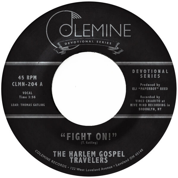 The Harlem Gospel Travelers - Fight On! - 7"