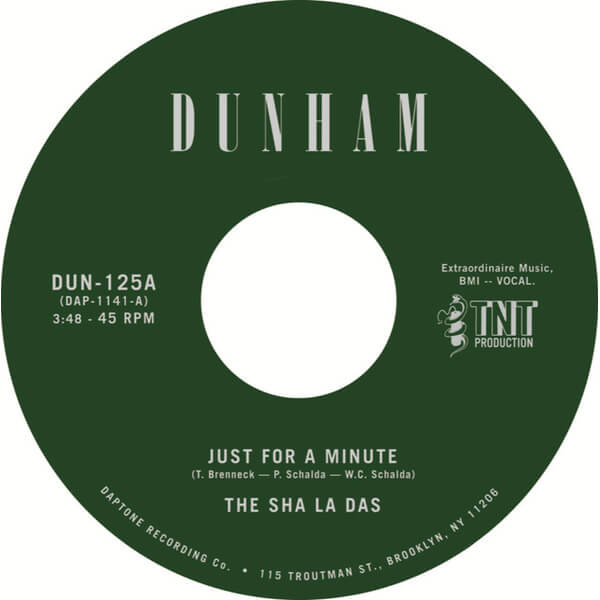 The Sha La Das - Just for a Minute b/w Silver Linings - 7"