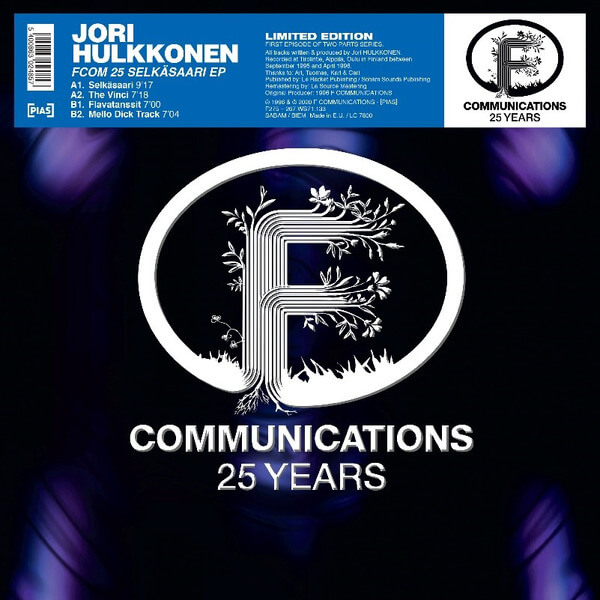 Jori Hulkkonen - F Com 25 Selkäsaari EP - 12"