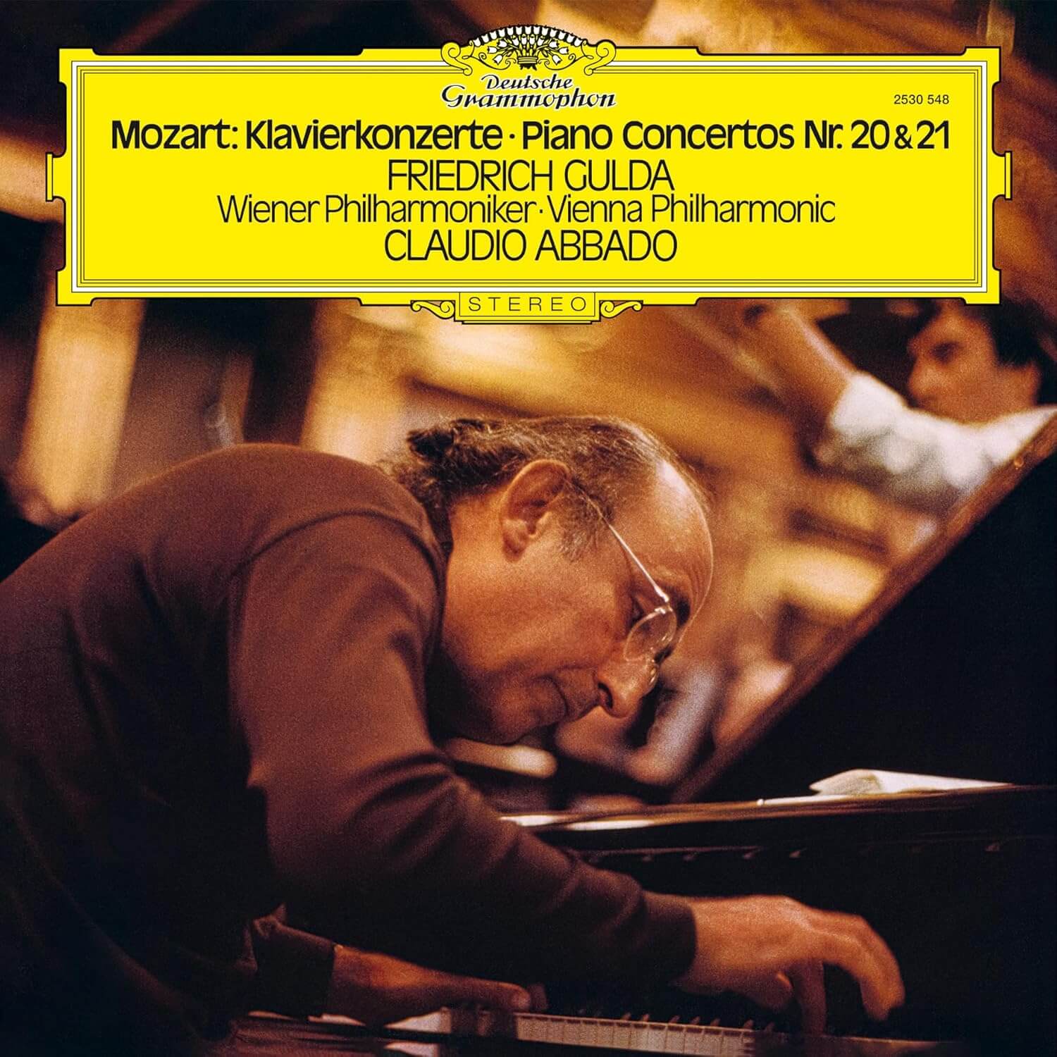 Gulda, Friedrich & Wiener Philharmoniker & Claudio Abbado - Mozart: Piano Concertos Nos. 20 & 21 - Vinyl LP