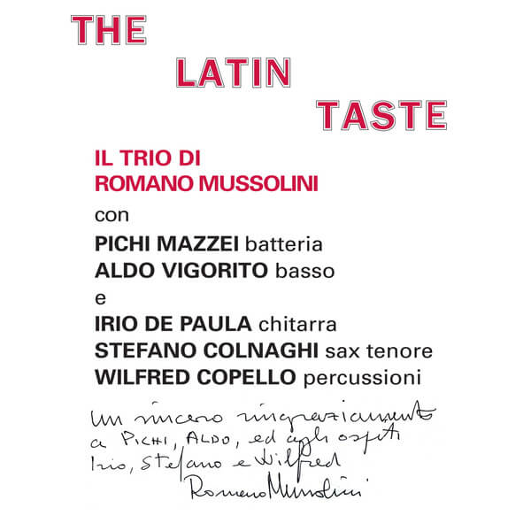 Romano Mussolini Trio - The Latin Taste - LP