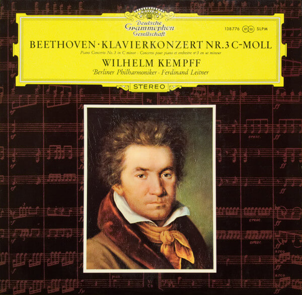 Beethoven - Wilhelm Kempff · Berliner Philharmoniker · Ferdinand Leitner – Klavierkonzert Nr. 3 C-moll - Vinyl LP