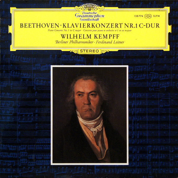 Beethoven - Wilhelm Kempff, Berliner Philharmoniker ∙ Ferdinand Leitner – Klavierkonzert Nr.1 C-Dur - Vinyl LP