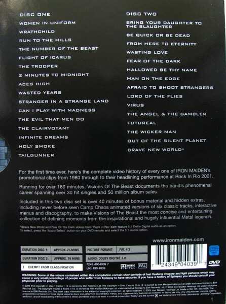 Iron Maiden - Visions Of The Beast - DVD - Image 2