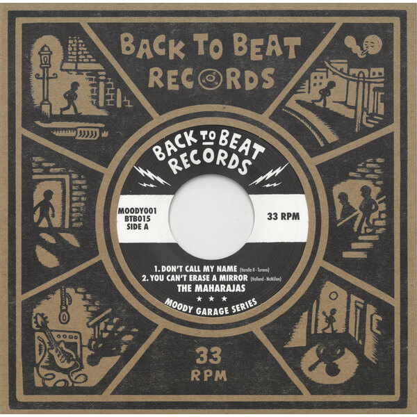 The Maharajas - Moody Garage Series - 7"
