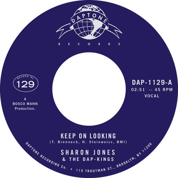 Sharon Jones & The Dap-Kings - Keep On Looking/Natural Born Lover – Instrumental - 7"