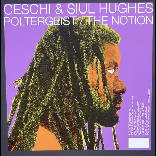 Ceschi and Siul Hughes - Poltergeist / The Notion - 7"