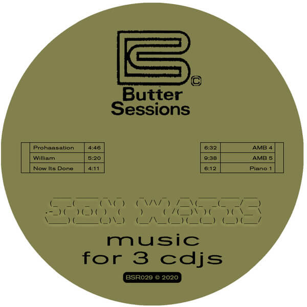 Jon Watts - Music For 3 Cdjs - 12"