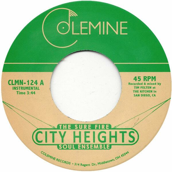 The Sure Fire Soul Ensemble - City Heights / Strollin' Adams - 7"