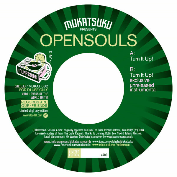 Opensouls - Turn It Up! - 7"
