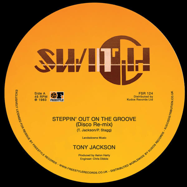 Tony Jackson - Steppin' Out on the Groove - 12"