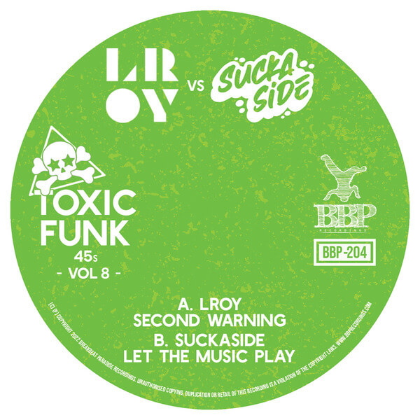 LROY & Suckaside - Toxic Funk Vol. 8 - 7"