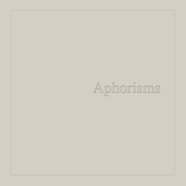 Graham Lambkin - Aphorisms - 2LP