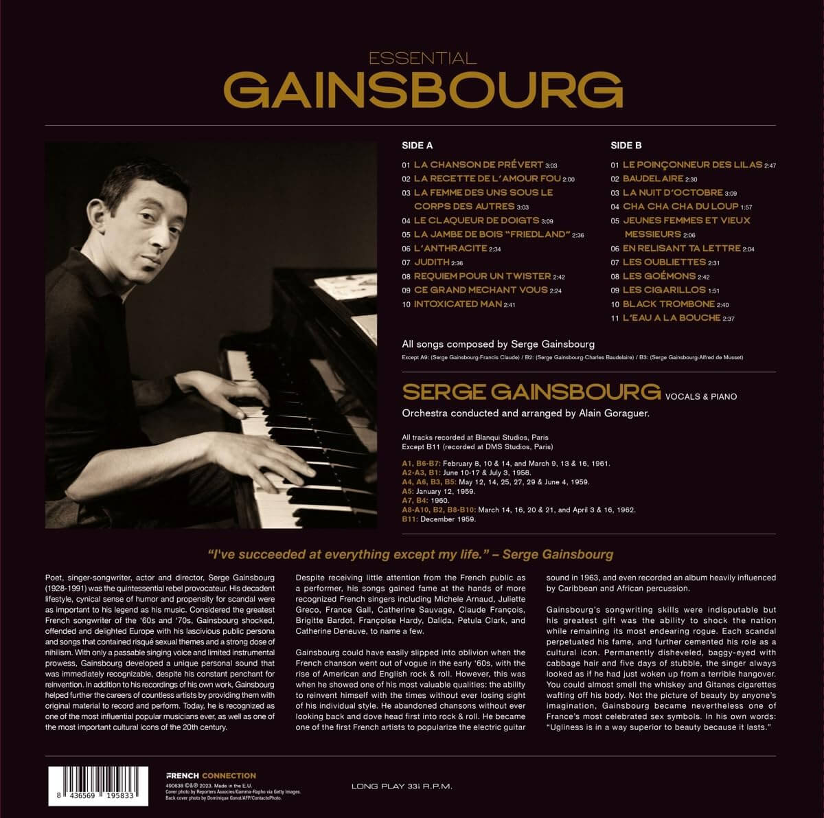 Serge Gainsbourg - Essential Gainsbourg - Vinyl LP - Image 2
