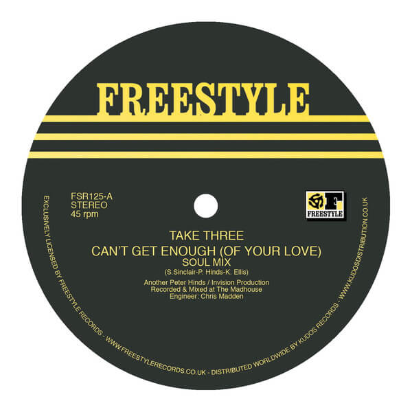 Take Three - Can't Get Enough (Of Your Love) - 12"