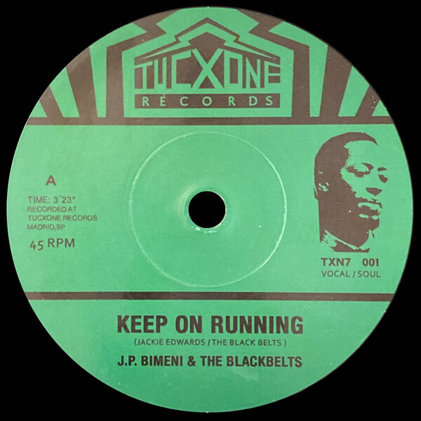 J.P. Bimeni & The Black Belts - Keep On Running - 7"