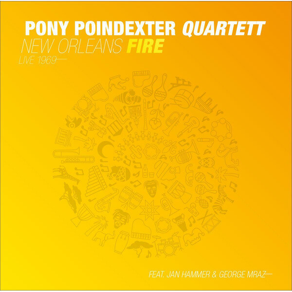 Pony Poindexter Quartett / Jan Hammer / George Mraz - New Orleans Fire - LP