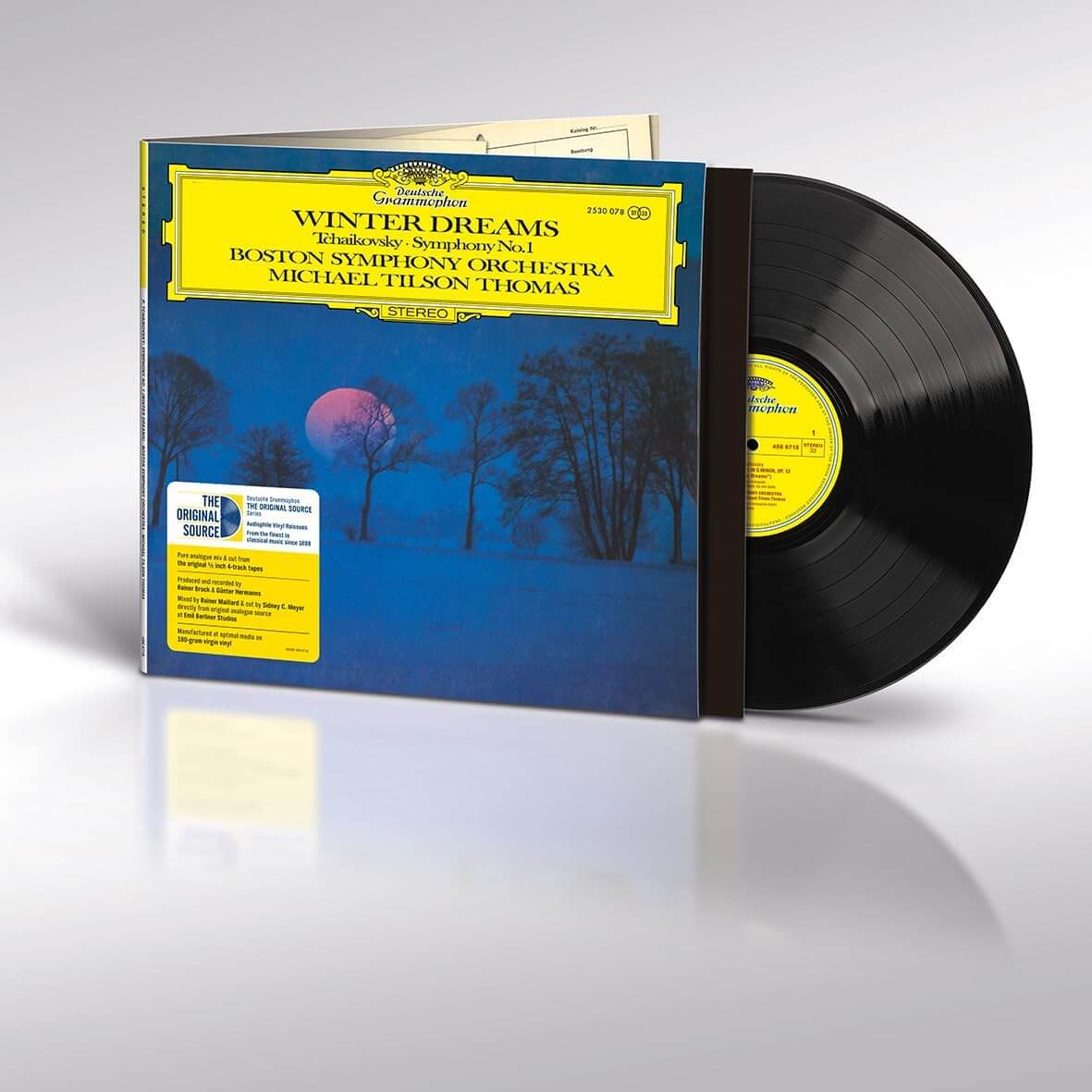 Boston Symphony Orchestra & Michael Tilson Thomas - Tchaikovsky: Symphony No. 1 In G Minor, Op. 13 - Vinyl LP - Image 2