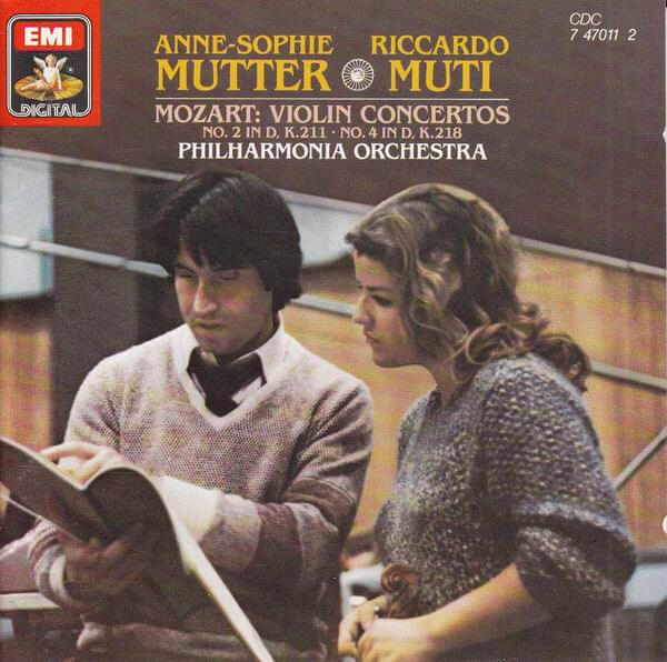 Mozart - Anne-Sophie Mutter / Riccardo Muti / Philharmonia Orchestra - Mozart : Violin Concertos - CD