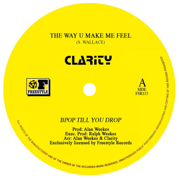 Clarity - The Way U Make Me Feel - 12"