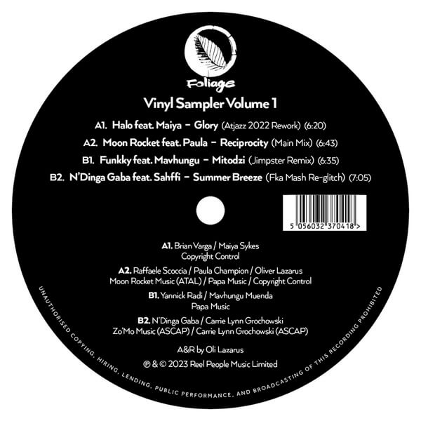 VA - Foliage Records - 12"