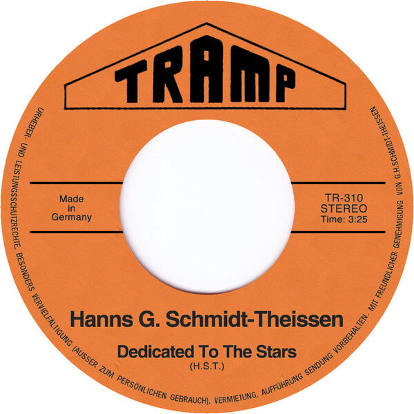 Hanns G. Schmidt-Theissen - Dedicated To The Stars - 7"