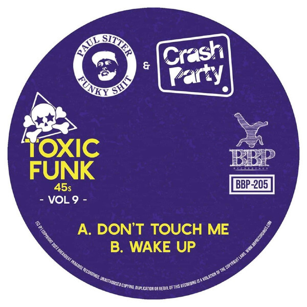 Paul Sitter & Crash Party - Toxic Funk Vol. 9 - 7"