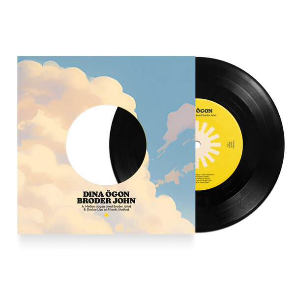 Dina Ogon - Mellan Slagen - 7"