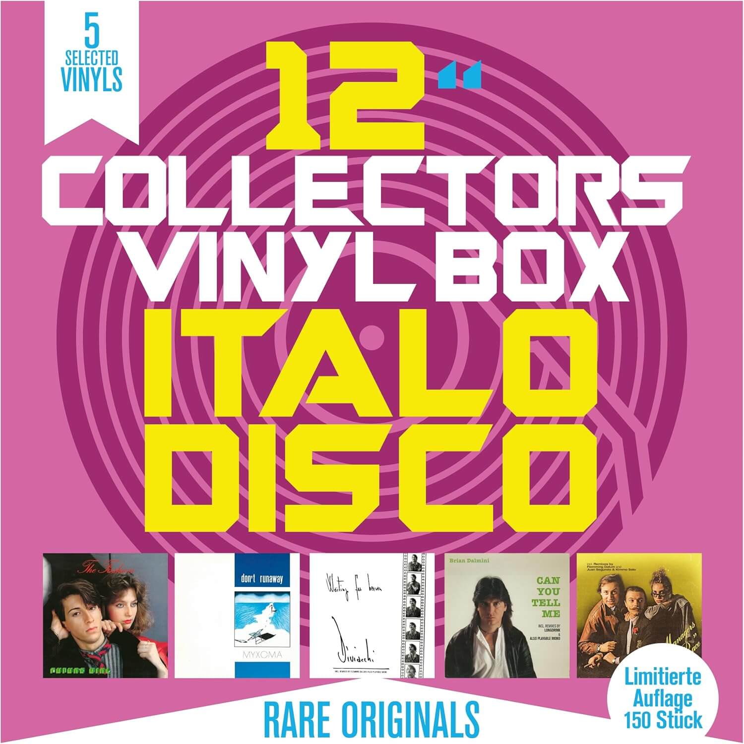 Various Artists - 12" Collector's Vinyl Box: Italo Disco - Vinyl Maxi Single 12"