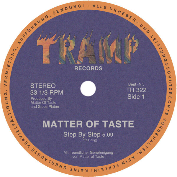 Matter of Taste - Step By Step - 7"