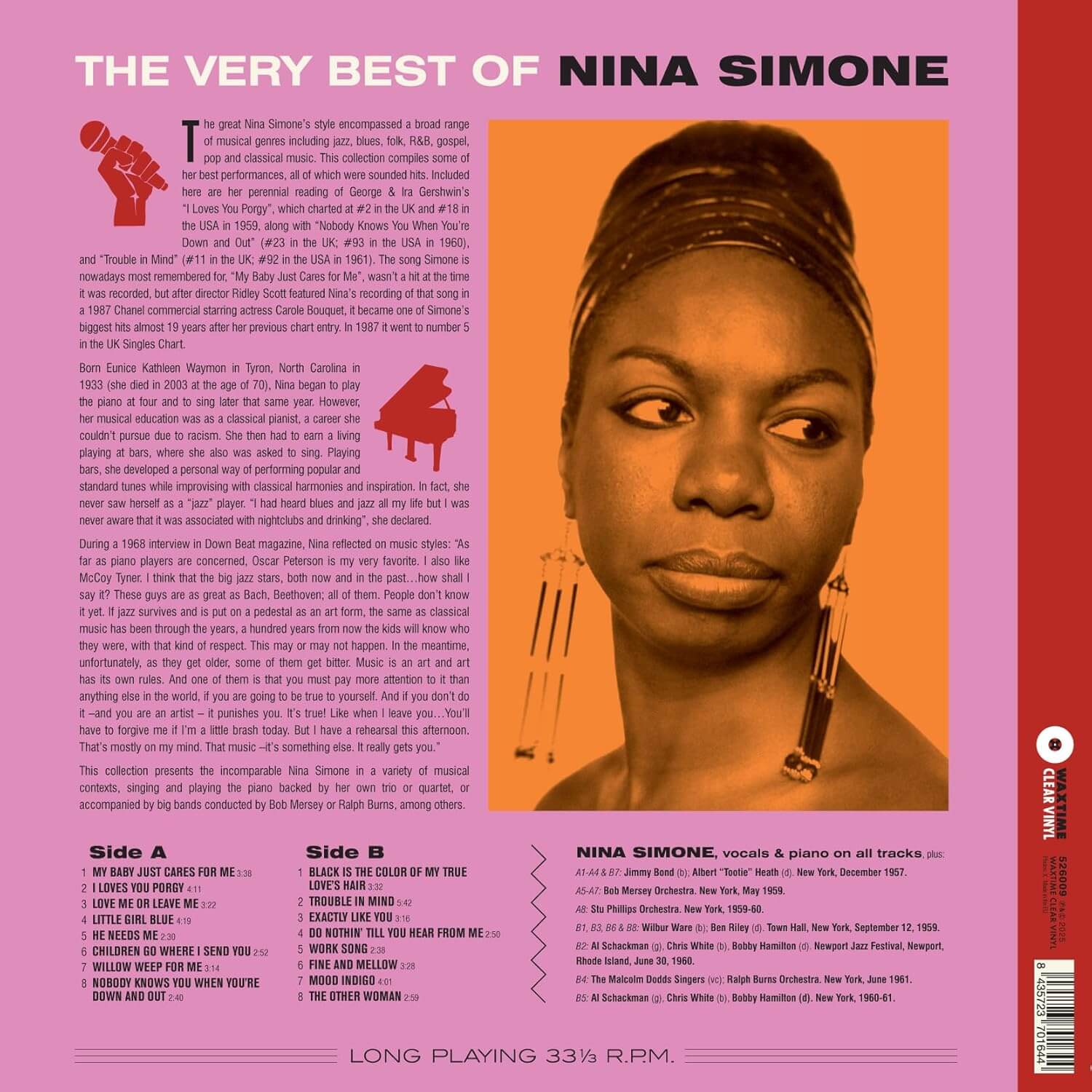 Nina Simone - The Very Best Of Nina Simone - Vinyl LP - Image 2