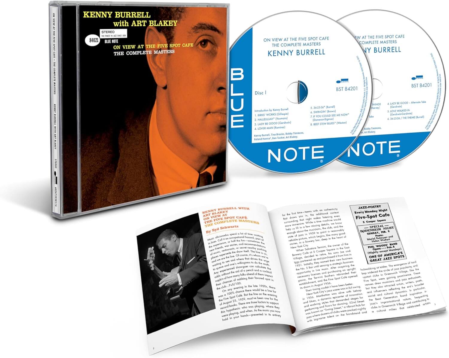 Kenny Burrell & Art Blakey - On View At The Five Spot Cafe: The Complete Master - CD - Image 2