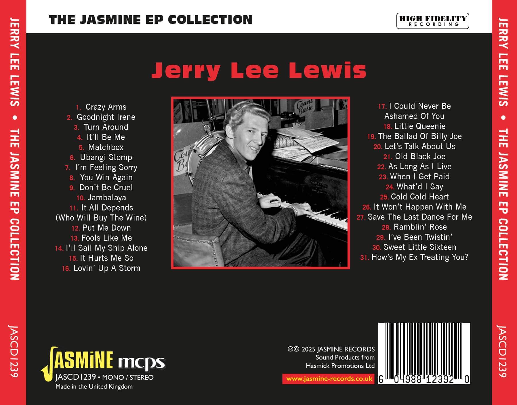 Jerry Lee Lewis - The Jasmine EP Collection - CD - Image 2