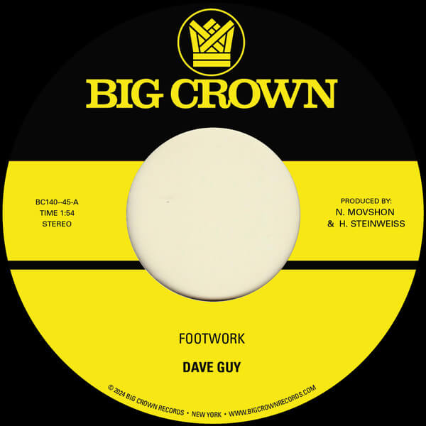 Dave Guy - Footwork b/w Morning Glory - 7"
