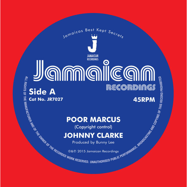 Johnny Clarke - Poor Marcus - 7"