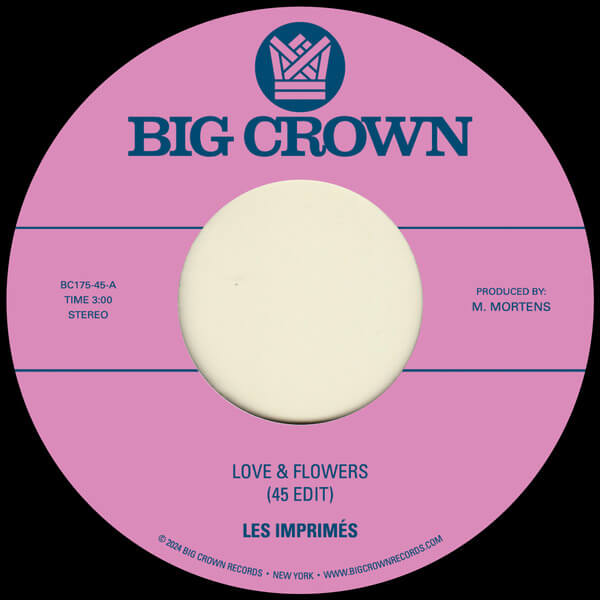 Les Imprimes - Love & Flowers (45 Edit) b/w You - 7"